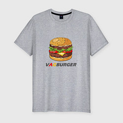 Футболка slim-fit VAGBURGER, цвет: меланж