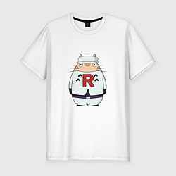 Футболка slim-fit Totoro rocket, цвет: белый