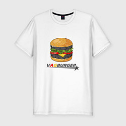 Мужская slim-футболка VAGburger tyres