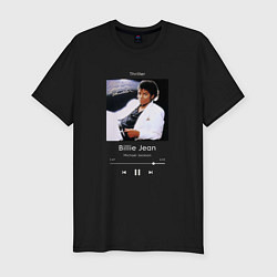 Мужская slim-футболка Майкл Джексон Billie Jean