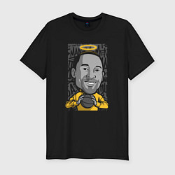 Футболка slim-fit Kobe angel, цвет: черный