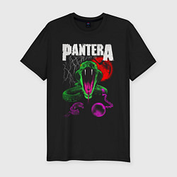 Футболка slim-fit Pantera rock, цвет: черный