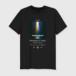 Футболка slim-fit Imagine Dragons Whatever It Takes, цвет: черный