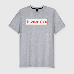 Футболка slim-fit Divine Orb дроп в Path of Exile, цвет: меланж