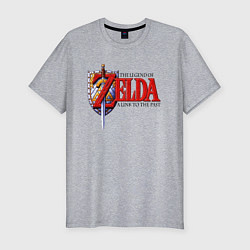 Мужская slim-футболка The Legend of Zelda game