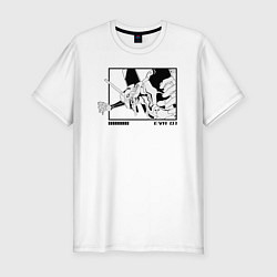 Мужская slim-футболка Ева 01 берсерк