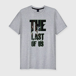 Футболка slim-fit The last of us text, цвет: меланж