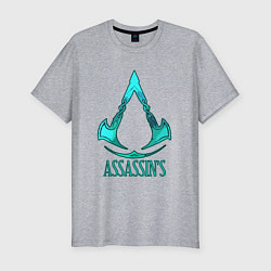 Футболка slim-fit Assassins Creed art, цвет: меланж