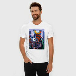 Футболка slim-fit Subnautica морские чудовища, цвет: белый — фото 2