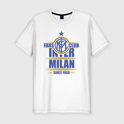 Футболка slim-fit Inter Milan fans club, цвет: белый