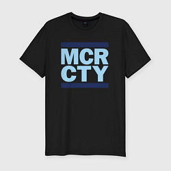 Мужская slim-футболка Run Manchester city