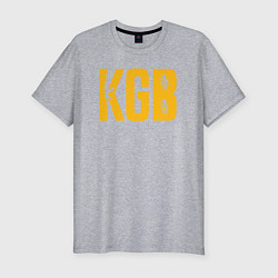 Мужская slim-футболка KGB