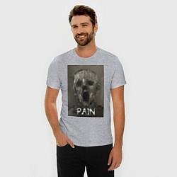Футболка slim-fit Painful, цвет: меланж — фото 2
