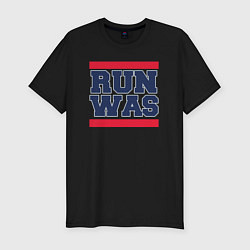 Футболка slim-fit Run Washington Wizards, цвет: черный