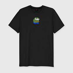 Футболка slim-fit Pepe print, цвет: черный