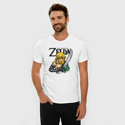 Футболка slim-fit The Legend of Zelda - Tears of the Kingdom, цвет: белый — фото 2