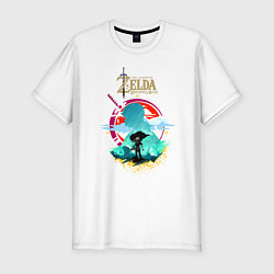 Футболка slim-fit The Legend of Zelda - Link, цвет: белый