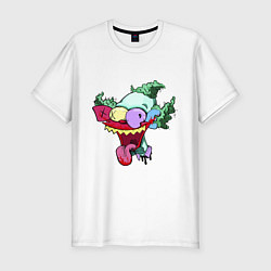 Футболка slim-fit Krusty head, цвет: белый