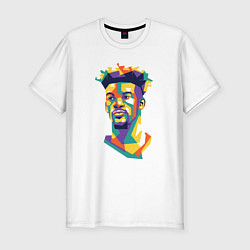 Футболка slim-fit Jimmy Butler, цвет: белый