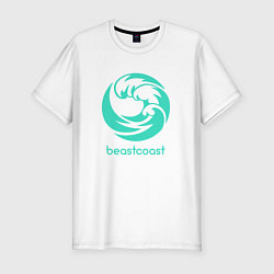 Футболка slim-fit Beastcoast logo, цвет: белый