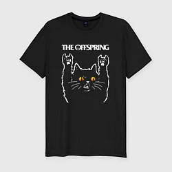 Футболка slim-fit The Offspring rock cat, цвет: черный
