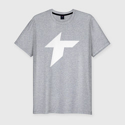 Футболка slim-fit Thunder awaken logo, цвет: меланж