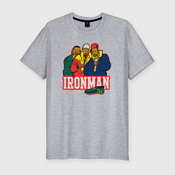Мужская slim-футболка Ironman
