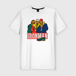 Футболка slim-fit Ironman, цвет: белый