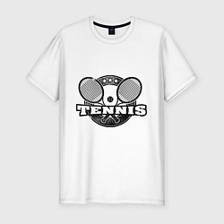 Мужская slim-футболка Tennis