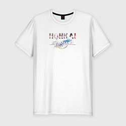 Футболка slim-fit Персонажи Honkai Star Rail, цвет: белый