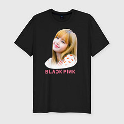 Футболка slim-fit Lisa Blackpink, цвет: черный