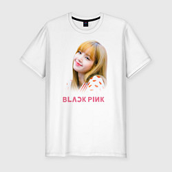 Футболка slim-fit Lisa Blackpink, цвет: белый