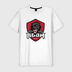 Футболка slim-fit Boom esports old, цвет: белый