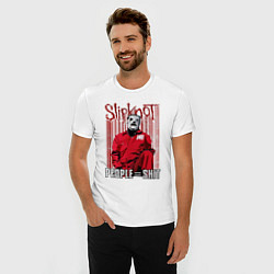 Футболка slim-fit Slipknot Corey, цвет: белый — фото 2