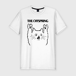 Футболка slim-fit The Offspring - rock cat, цвет: белый