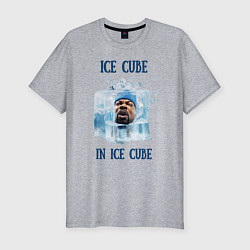 Мужская slim-футболка Ice Cube in ice cube