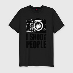 Мужская slim-футболка Shoot photographer