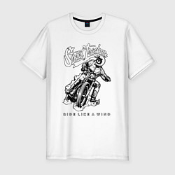 Футболка slim-fit Street tracker, цвет: белый