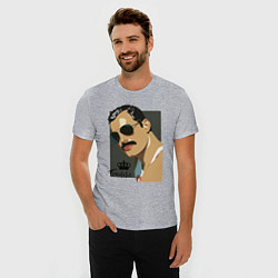 Футболка slim-fit Freddie head, цвет: меланж — фото 2