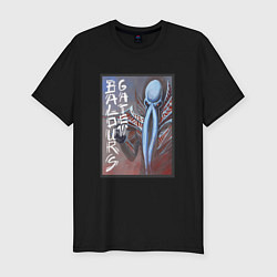 Футболка slim-fit Baldurs Gate 3 Иллитид, цвет: черный