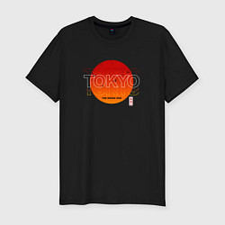 Футболка slim-fit Tokyo - the rising sun, цвет: черный