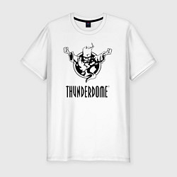 Футболка slim-fit Thunderdome v 2, цвет: белый