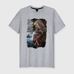 Футболка slim-fit Assassins Creed Mirage Асасин Крид Мираж, цвет: меланж