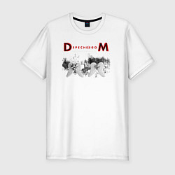 Футболка slim-fit Depeche Mode 2023 Memento Mori - Angels 07, цвет: белый