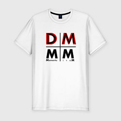 Мужская slim-футболка Depeche Mode - Memento Mori Logo DM