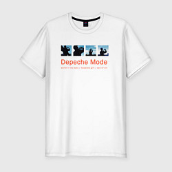 Футболка slim-fit Depeche Mode - World In My Eyes Single, цвет: белый