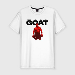 Футболка slim-fit GOAT - Mike Tyson, цвет: белый