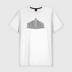 Мужская slim-футболка Boston city