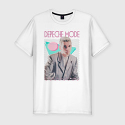 Футболка slim-fit Depeche Mode 80s Dave, цвет: белый