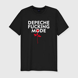 Футболка slim-fit Depeche Mode - Rose mode, цвет: черный